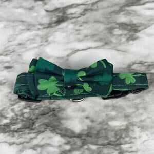 P0008 Clover Bow Adjustable Pet Collar